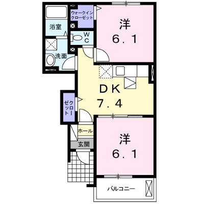 アンジュ　フィデール 102【管理NO：1-016352901-01020】 ★家具家電は申し込み後に搬入します★の外観画像