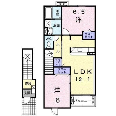 サニー・クラールＢ 202【管理NO：1-015549302-02020】 ★家具家電は申し込み後に搬入します★の外観画像