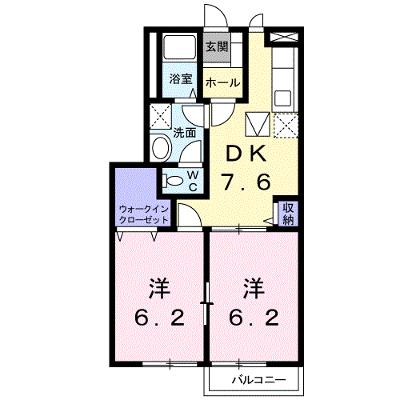 プランドールⅠ 103【管理NO：1-013814301-01030】 ★家具家電は申し込み後に搬入します★の外観画像