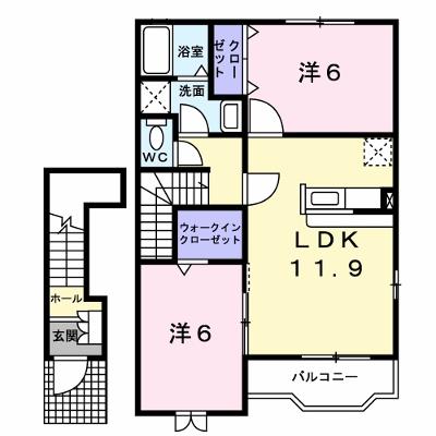 ベル・ソレイユ　Ｂ 202【管理NO：1-013665302-02020】 ★家具家電は申し込み後に搬入します★の外観画像