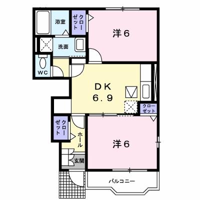 ベル・ソレイユ　Ｂ 102【管理NO：1-013665302-01020】 ★家具家電は申し込み後に搬入します★の外観画像