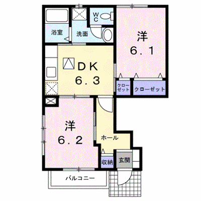 Ｍ・プリムヴェール 101【管理NO：1-013632401-01010】 ★家具家電は申し込み後に搬入します★の外観画像