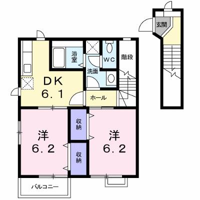 マリアージュ 202【管理NO：1-010407001-02020】 ★家具家電は申し込み後に搬入します★の外観画像
