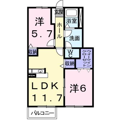 キャッスルハイツ　Ｃ棟 102【管理NO：1-010399601-01020】 ★家具家電は申し込み後に搬入します★の外観画像