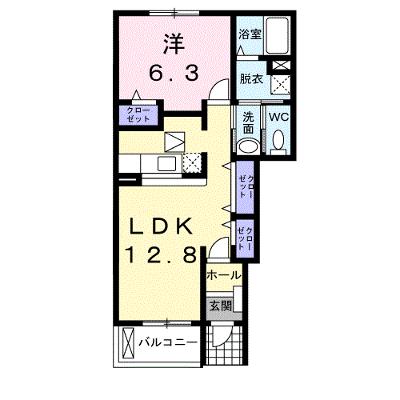 プリムロ－ズ　壱番館 103【管理NO：1-013190801-01030】 ★家具家電は申し込み後に搬入します★の外観画像
