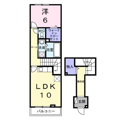 エレガンス　メゾン　Ⅱ 202【管理NO：1-028697702-02020】 ★家具家電は申し込み後に搬入しますの外観画像