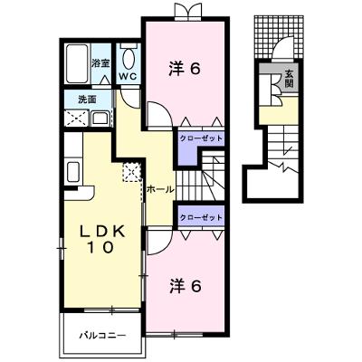 プラシードＡ 202【管理NO：1-013729701-02020】 ★家具家電は申し込み後に搬入します 2026年07月下旬入居可能の外観画像