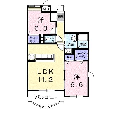 プラシード 201【管理NO：1-011761101-02010】 ★家具家電は申し込み後に搬入します★ ★2026年11月下旬入居可能★の外観画像