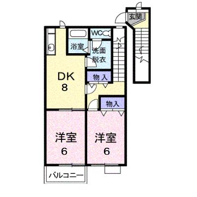 メゾンドストリームＢ 202【管理NO：1-010119301-02020】 ★家具家電は申し込み後に搬入しますの外観画像