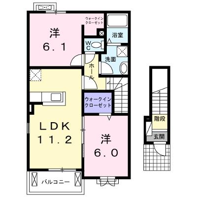 アルブル 201【管理NO：1-019995001-02010】 ★家具家電は申し込み後に搬入しますの外観画像