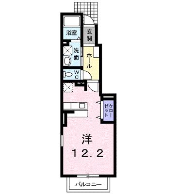 エリタージュＢ 103【管理NO：1-016658202-01030】 ★家具家電は申し込み後に搬入しますの外観画像