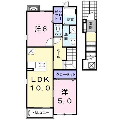 エベレスト 202【管理NO：1-016347201-02020】 ★家具家電は申し込み後に搬入します 2026年07月下旬入居可能の外観画像