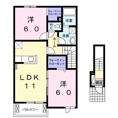 ラフィネ　ユイット 202【管理NO：1-018498501-02020】 ★家具家電は申し込み後に搬入しますの外観画像