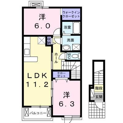 ＫＯＫＯの家 202【管理NO：1-018496701-02020】 ★家具家電は申し込み後に搬入しますの外観画像