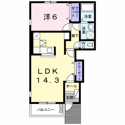 ティアラⅡ 103【管理NO：1-016669202-01030】 ★家具家電は申し込み後に搬入します★の外観画像