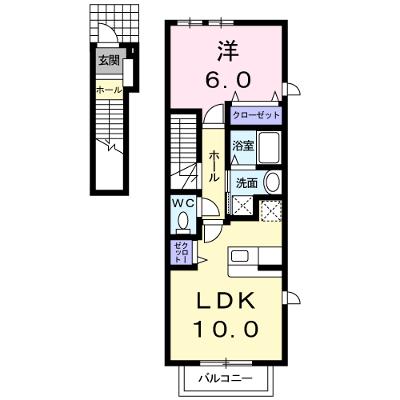 ユア　アルボーレ 201【管理NO：1-016275901-02010】 ★家具家電は申し込み後に搬入します 2026年07月中旬入居可能の外観画像