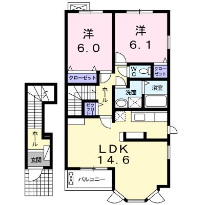 ポン・ピエール　フレーズ 203【管理NO：1-016088903-02030】 ★家具家電は申し込み後に搬入しますの外観画像