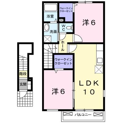 エテルノ・デーア・Ｙ，Ｋ 203【管理NO：1-014679701-02030】 ★家具家電は申し込み後に搬入します 2026年07月下旬入居可能の外観画像