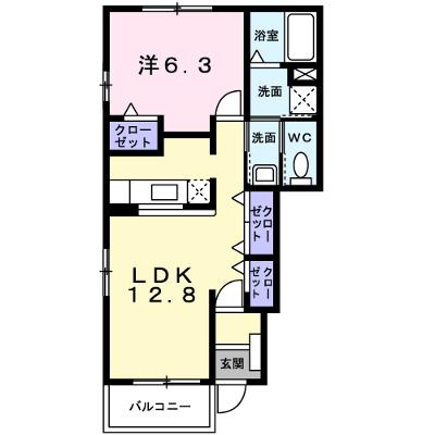 アヴァンシアＣ 101【管理NO：1-013765301-01010】 ★家具家電は申し込み後に搬入しますの外観画像