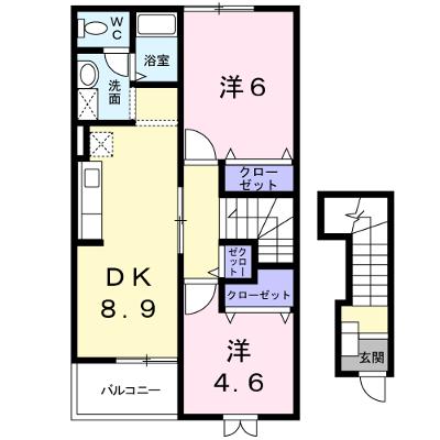 チェリーブロッサムＣ 202【管理NO：1-010898901-02020】 ★家具家電は申し込み後に搬入します 2026年07月中旬入居可能の外観画像