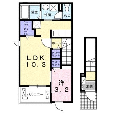 パストラル 201【管理NO：1-027428701-02010】 ★家具家電は申し込み後に搬入しますの外観画像