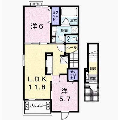ラフィーネ 201【管理NO：1-021069801-02010】 ★家具家電は申し込み後に搬入しますの外観画像