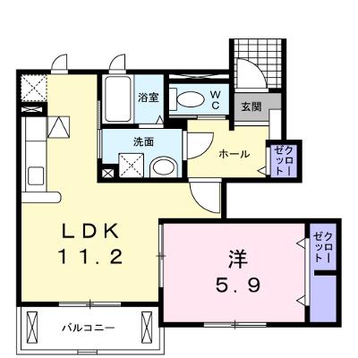 シャトーハイツ　Ｄ 102【管理NO：1-020221101-01020】 ★家具家電は申し込み後に搬入します 2026年07月下旬入居可能の外観画像