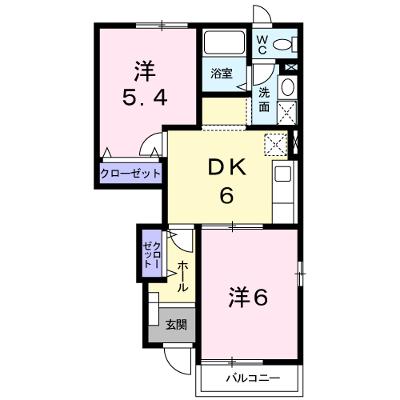 ベルハイツ・むつみ　Ａ 102【管理NO：1-011455301-01020】 ★家具家電は申し込み後に搬入しますの外観画像