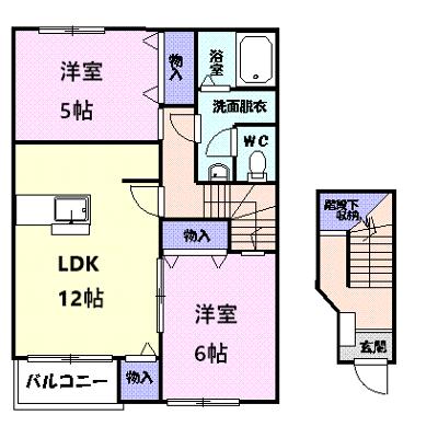 パルテールＢ 202【管理NO：1-010643002-02020】 ★家具家電は申し込み後に搬入しますの外観画像