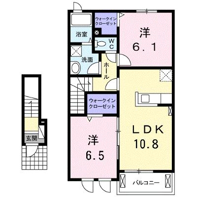 サンライズガーデン　Ａ 202【管理NO：1-019816601-02020】 ★家具家電は申し込み後に搬入しますの外観画像