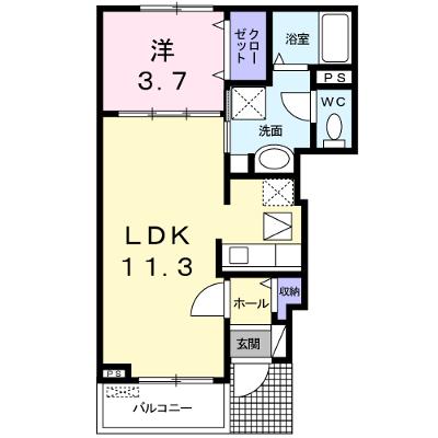 ＴＳ－ＨＥＲＩＴＡＧＥ 102【管理NO：1-016960501-01020】 ★家具家電は申し込み後に搬入します 2026年08月上旬入居可能の外観画像