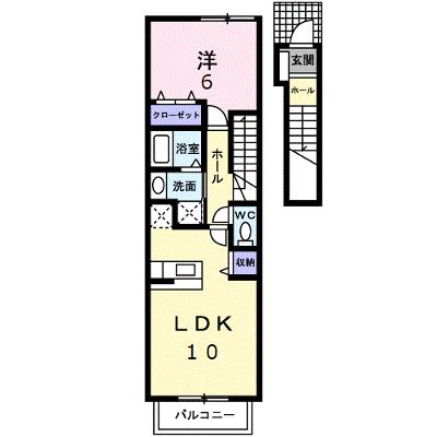 ブリアンハイムＢ 202【管理NO：1-014615402-02020】 ★家具家電は申し込み後に搬入しますの外観画像