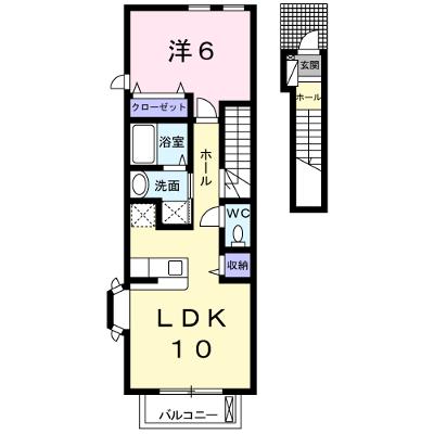 フォレストヒル 202【管理NO：1-011357301-02020】 ★家具家電は申し込み後に搬入します★の外観画像