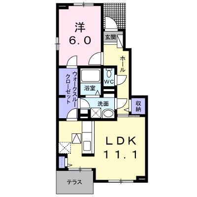 ビオーラ松山Ａ 103【管理NO：1-020103301-01030】 ★家具家電は申し込み後に搬入します 2026年07月下旬入居可能の外観画像