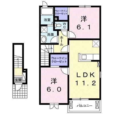 アンソレイエ 206【管理NO：1-019595001-02050】 ★家具家電は申し込み後に搬入します 2026年08月上旬入居可能の外観画像