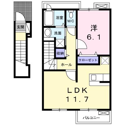 アルワクトＣ 202【管理NO：1-018953001-02020】 ★家具家電は申し込み後に搬入します 2026年07月上旬入居可能の外観画像