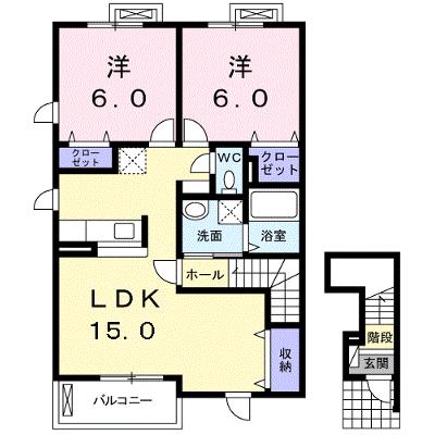 ベルデ　ブリッサⅠ 201【管理NO：1-018308801-02010】 ★家具家電は申し込み後に搬入しますの外観画像