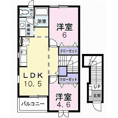 プリマベーラＢ 201【管理NO：1-012455702-02010】の外観画像