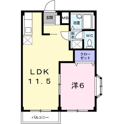 フランボワーズＧ 201【管理NO：1-002889501-02010】 ★家具家電は申し込み後に搬入しますの外観画像