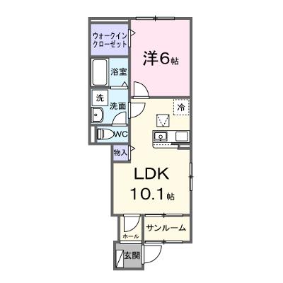 ｓａｋｕｒａ 104【管理NO：1-028706201-01040】 ★家具家電は申し込み後に搬入します★ ★2026年09月上旬入居可能★の外観画像
