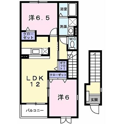 ミルトＡ　（ｍｉｌｄ） 203【管理NO：1-014783701-02030】 ★家具家電は申し込み後に搬入しますの外観画像