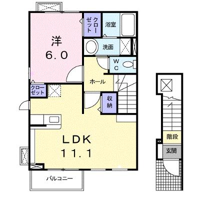 ポラリス・ガーデン　イースト 201【管理NO：1-014764003-02010】 ★家具家電は申し込み後に搬入します 2026年08月中旬入居可能の外観画像