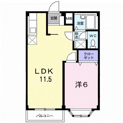 アネックス石井 203【管理NO：1-004054501-02030】 ★家具家電は申し込み後に搬入しますの外観画像
