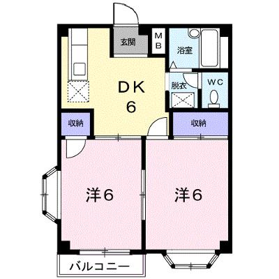 ユリカハイツ　Ⅲ 206【管理NO：1-003280902-02060】 ★家具家電は申し込み後に搬入しますの外観画像
