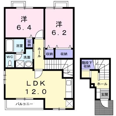 ラフレシールＢ 201【管理NO：1-012917802-02010】 ★家具家電は申し込み後に搬入します 2026年08月上旬入居可能の外観画像