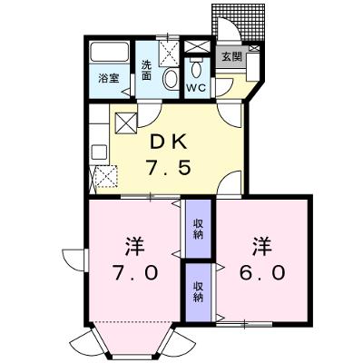 パティオソレアードＫＴ　Ｂ 102【管理NO：1-011012702-01020】 ★家具家電は申し込み後に搬入しますの外観画像