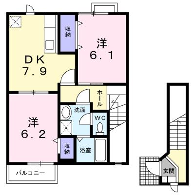 インフィニート　Ａ 202【管理NO：1-010577201-02020】 ★家具家電は申し込み後に搬入します 2026年07月上旬入居可能の外観画像