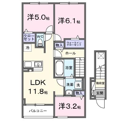 グランデ・ヴェリタ 202【管理NO：1-028695101-02020】 ★家具家電は申し込み後に搬入します 2026年09月上旬入居可能の外観画像