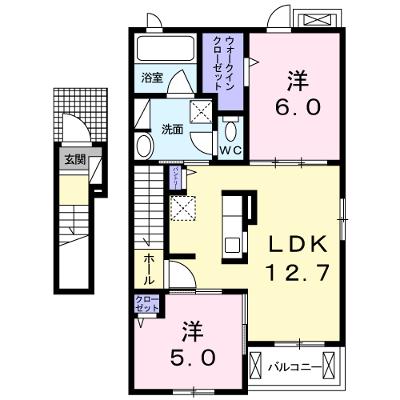 トゥインクル愛宕 201【管理NO：1-023245701-02010】 ★家具家電は申し込み後に搬入します 2026年08月中旬入居可能の外観画像