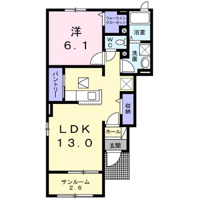 ブルーウィロウ 101【管理NO：1-021877301-01010】 ★家具家電は申し込み後に搬入しますの外観画像